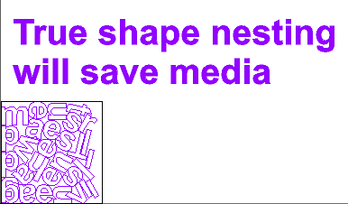 True shape